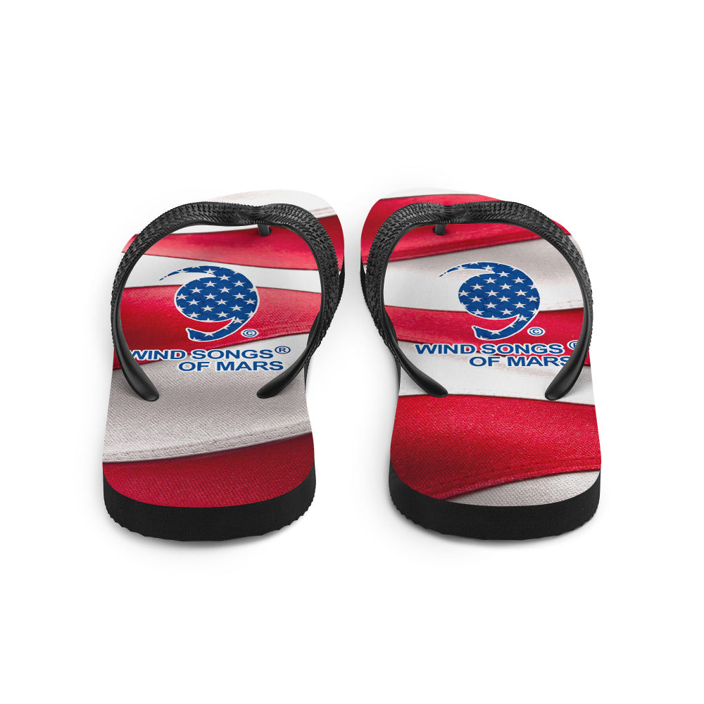 WSOM Patriot Flip-Flops – Wind Songs Of Mars