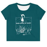 WSOM THE BAND Crop Top - Emerald