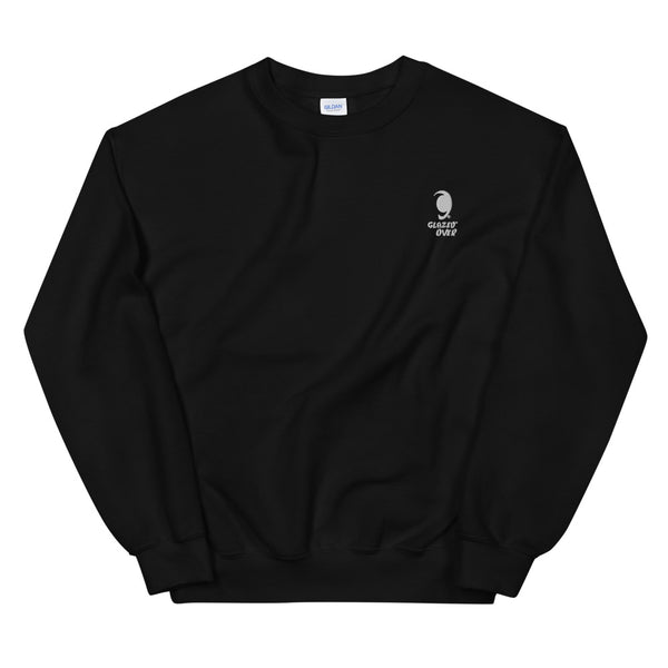 Glazed Over Embroidered Crew Sweater