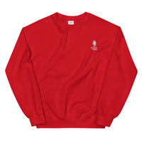 Glazed Over Embroidered Crew Sweater